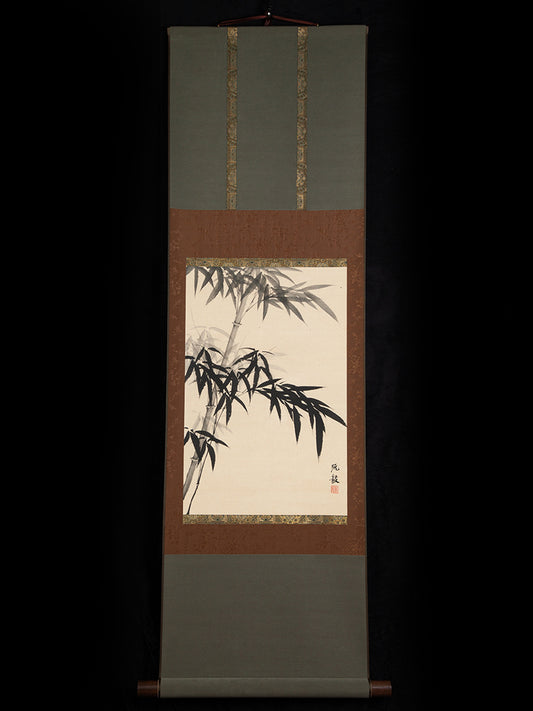 Bamboo swaying in the wind